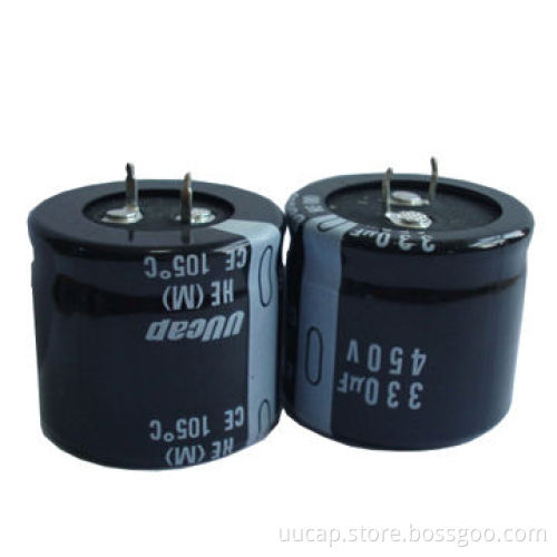 Snap-in Aluminum Electrolytic Capacitor with CE Approval and RoHS Mark, 450V, 330uf, 3,000H